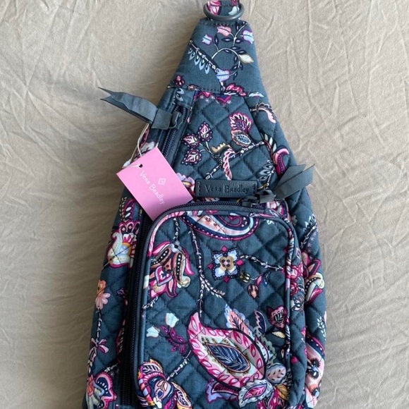 Vera Bradley Cotton Mini Sling Backpack - Picture 2 of 4